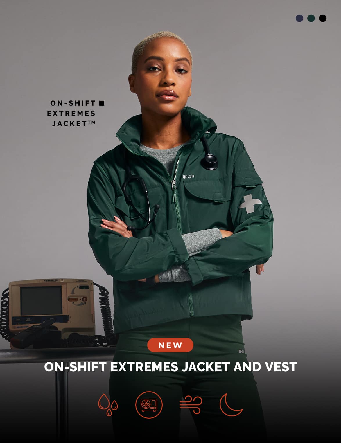 NEW On-Shift Extremes Jacket and Vest — built to help you withstand the elements while you’re in your element.
