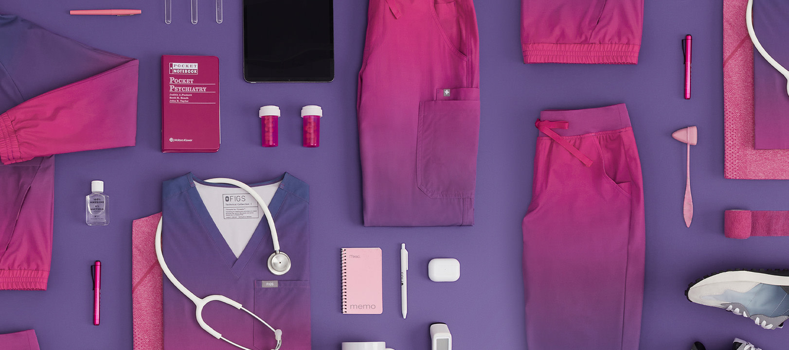 Women's Black FREEx™ Scrubs · FIGS