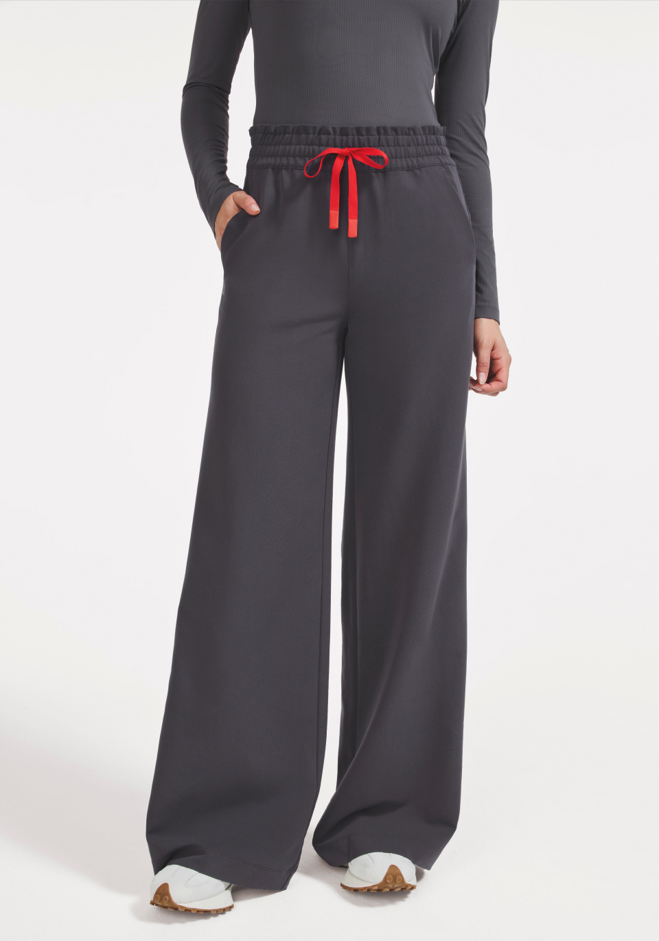 Women's High Waisted Allison Ultra Wide Leg Scrub Pants - Mauve · FIGS