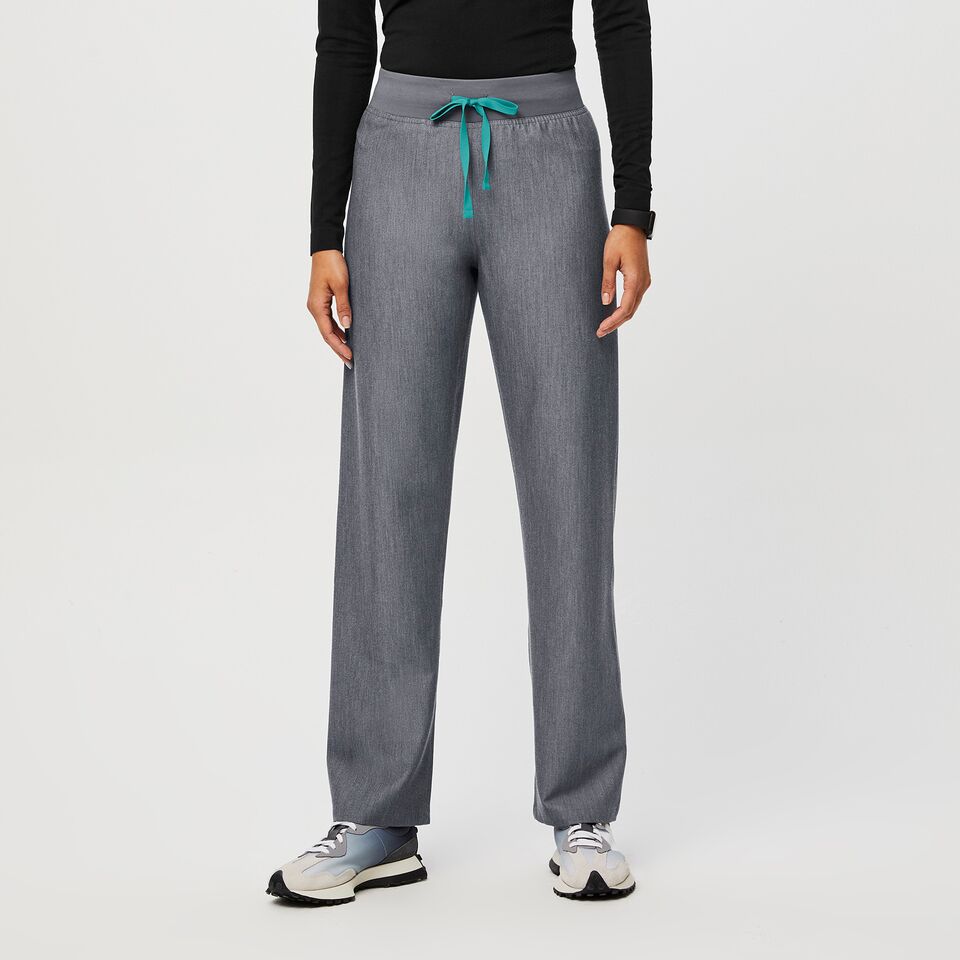 Women’s High Waisted Livingston Scrub Pants™ - Graphite · FIGS