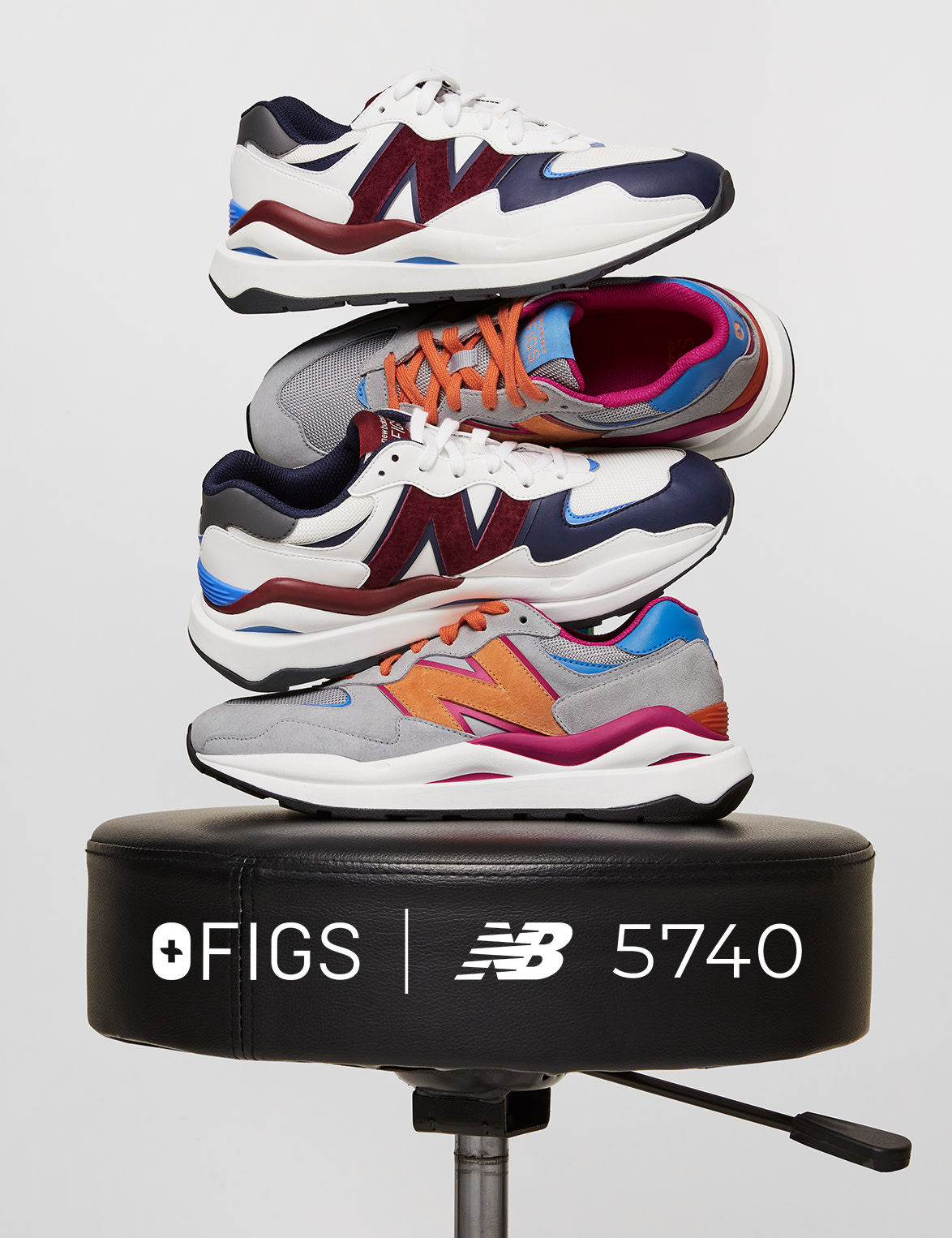 FIGS | NEW BALANCE 5740. Stylish enough to wear off-shift, sensible enough to make your podiatrist proud. Here in two NEW Limited Edition colors.