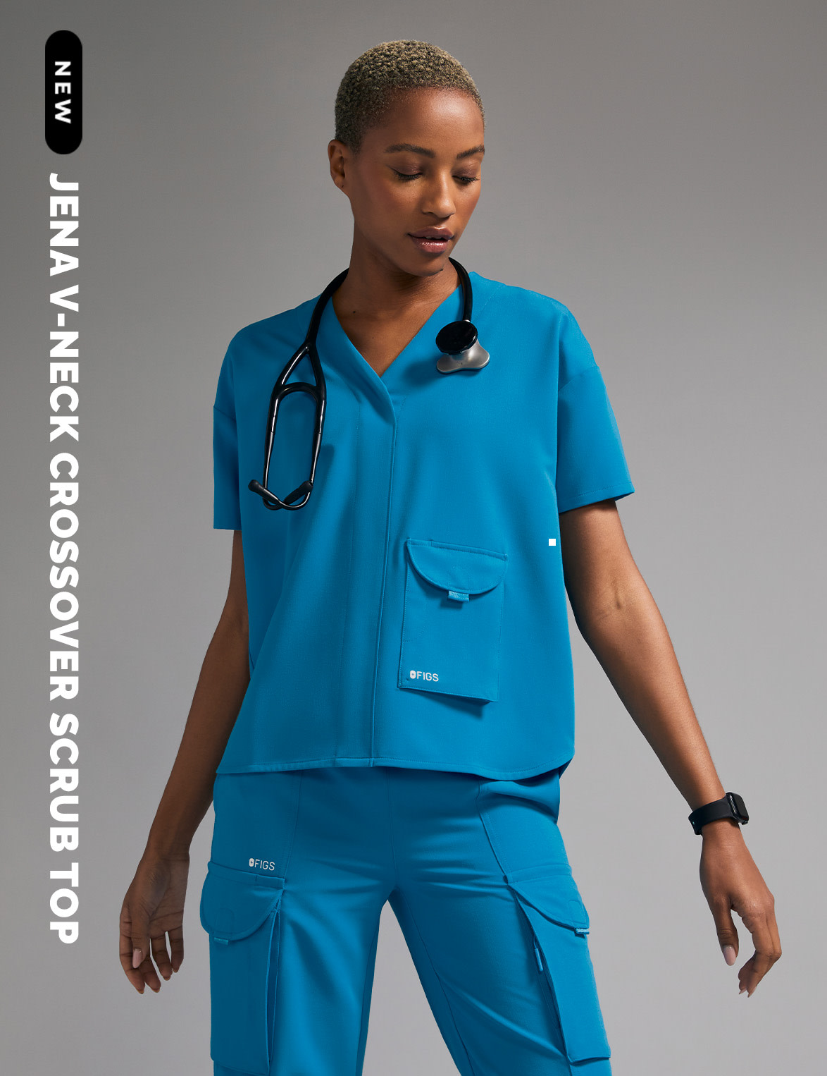 Women's Figs Scrub Top – Heroes In Healthcare Collection