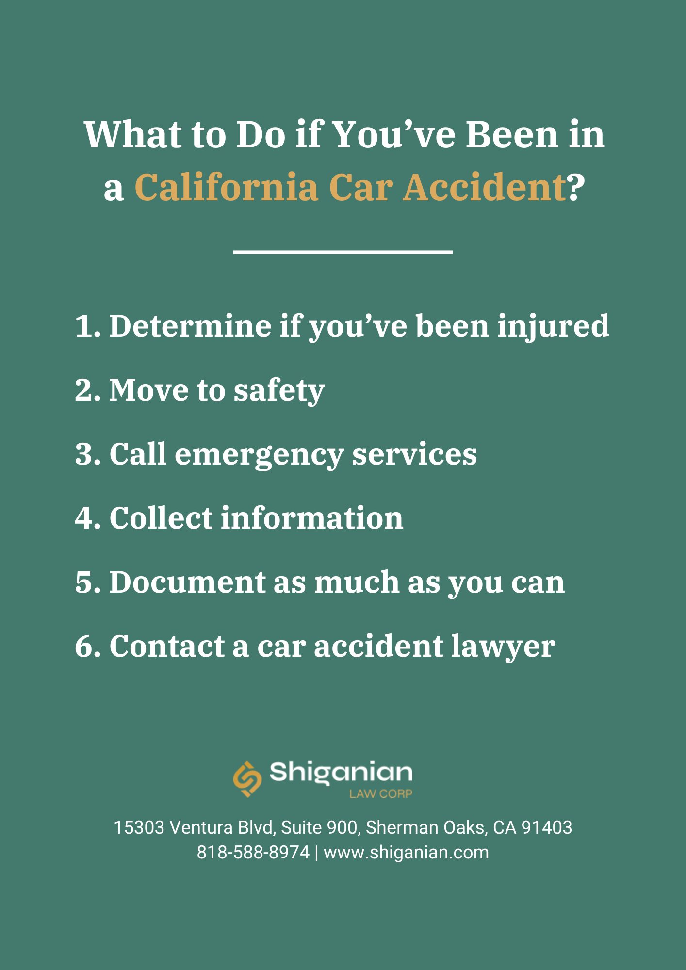 What to Do if You’ve Been in a California Car Accident?