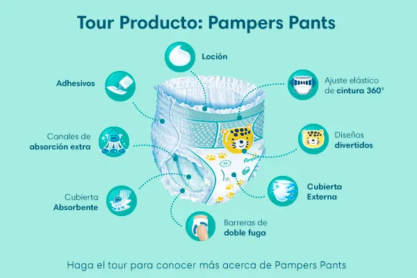 Descripción de producto Pampers pant