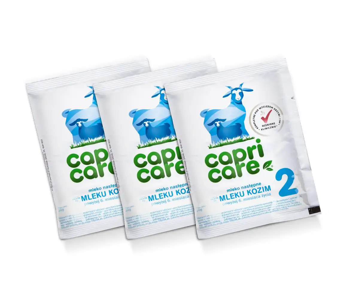 Capricare 2, mleko następne powyżej 6. miesiąca życia oparte na mleku  kozim, 800 g