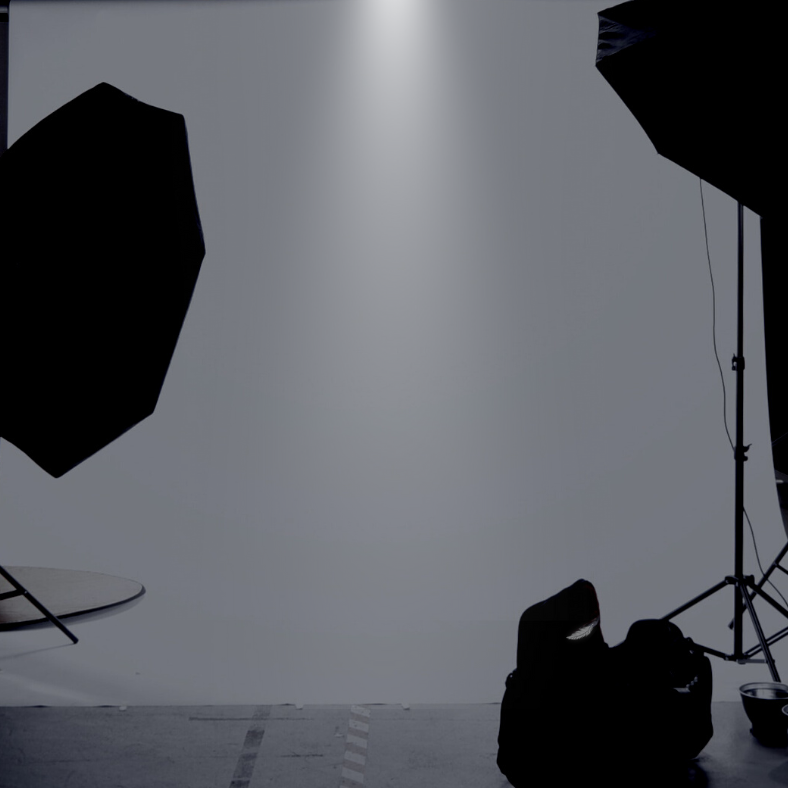 Ein Bild von einem leeren Fotoset