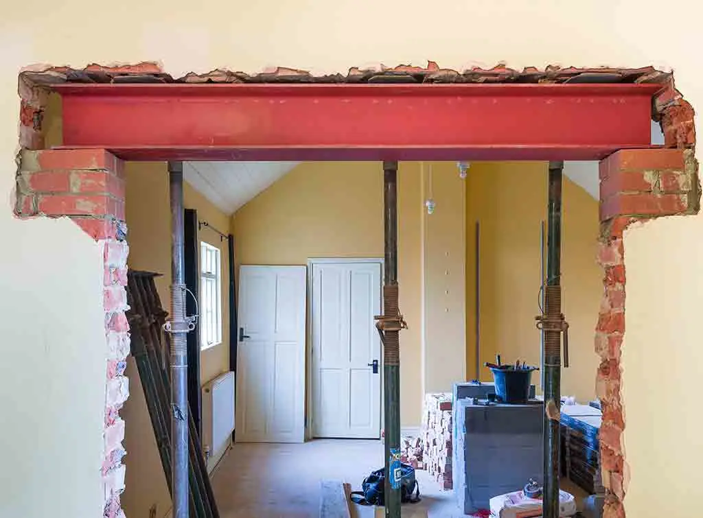 Planning for removing a load bearing wall