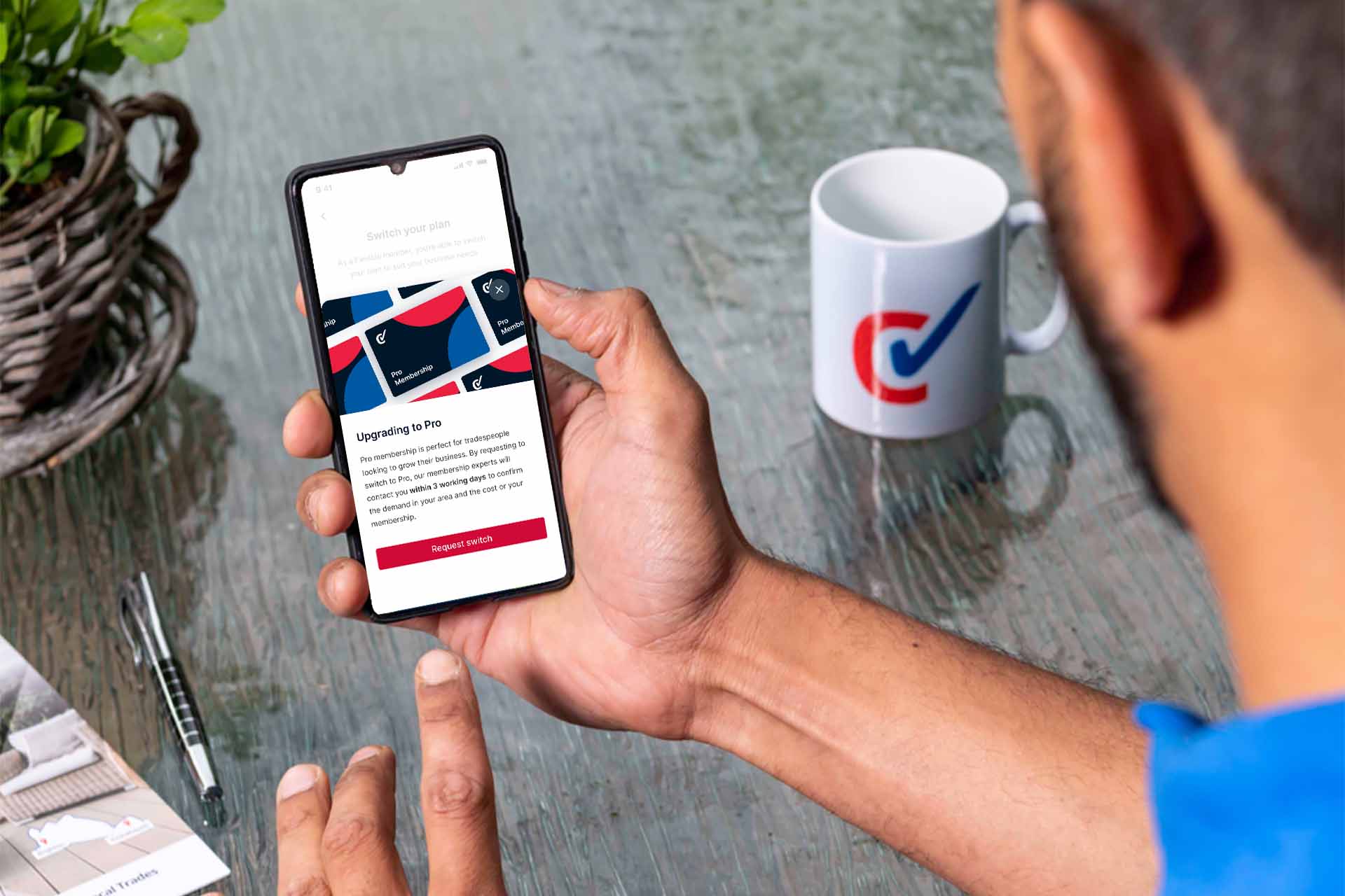 Make running your business easier with the Checkatrade Trades app