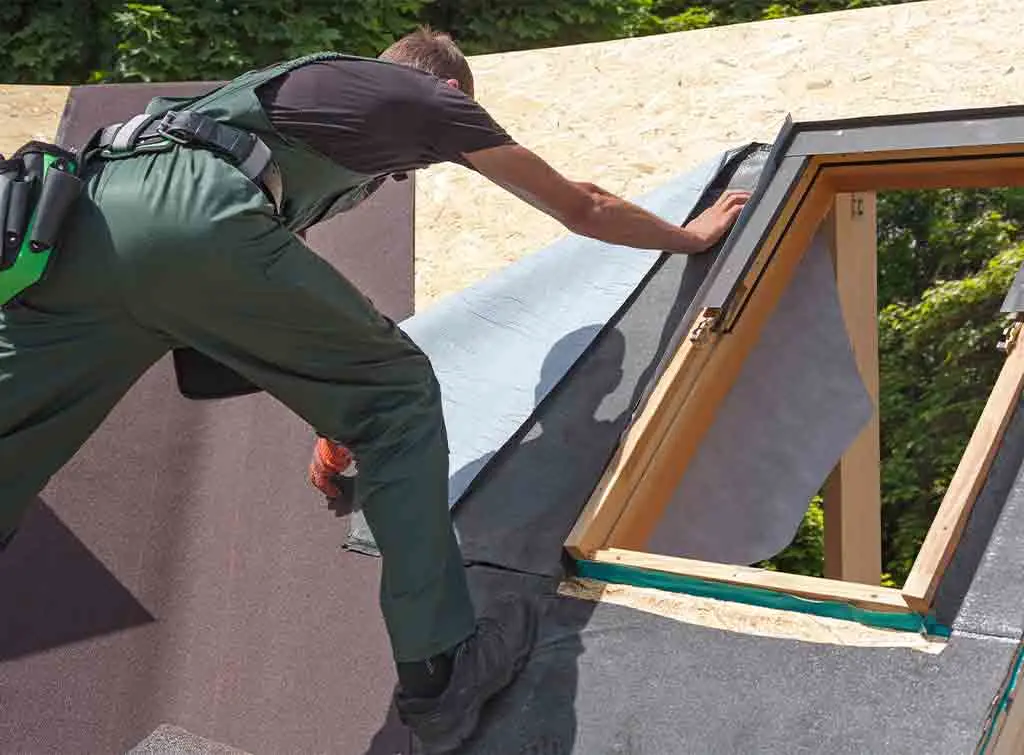 Felt under roof tiles has split – what are my options?
