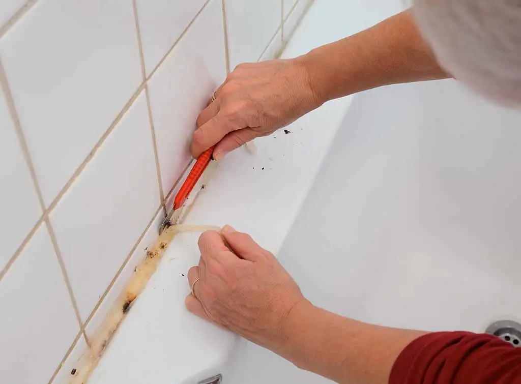 How to remove silicone sealant