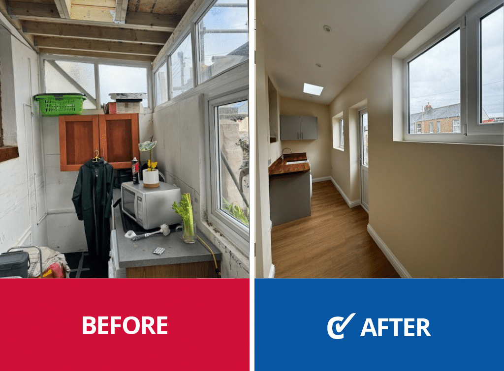 Checkatrade member, ND Installations, rescues renovation project after rogue traders leave homeowner high and dry