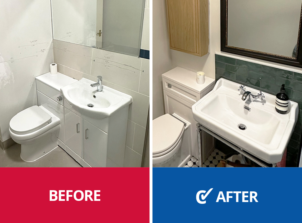 Jamie’s beautiful bathroom renovation in London