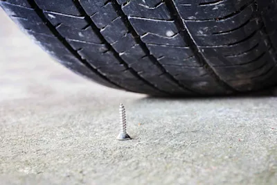 How much does nail in tyre puncture repair cost?