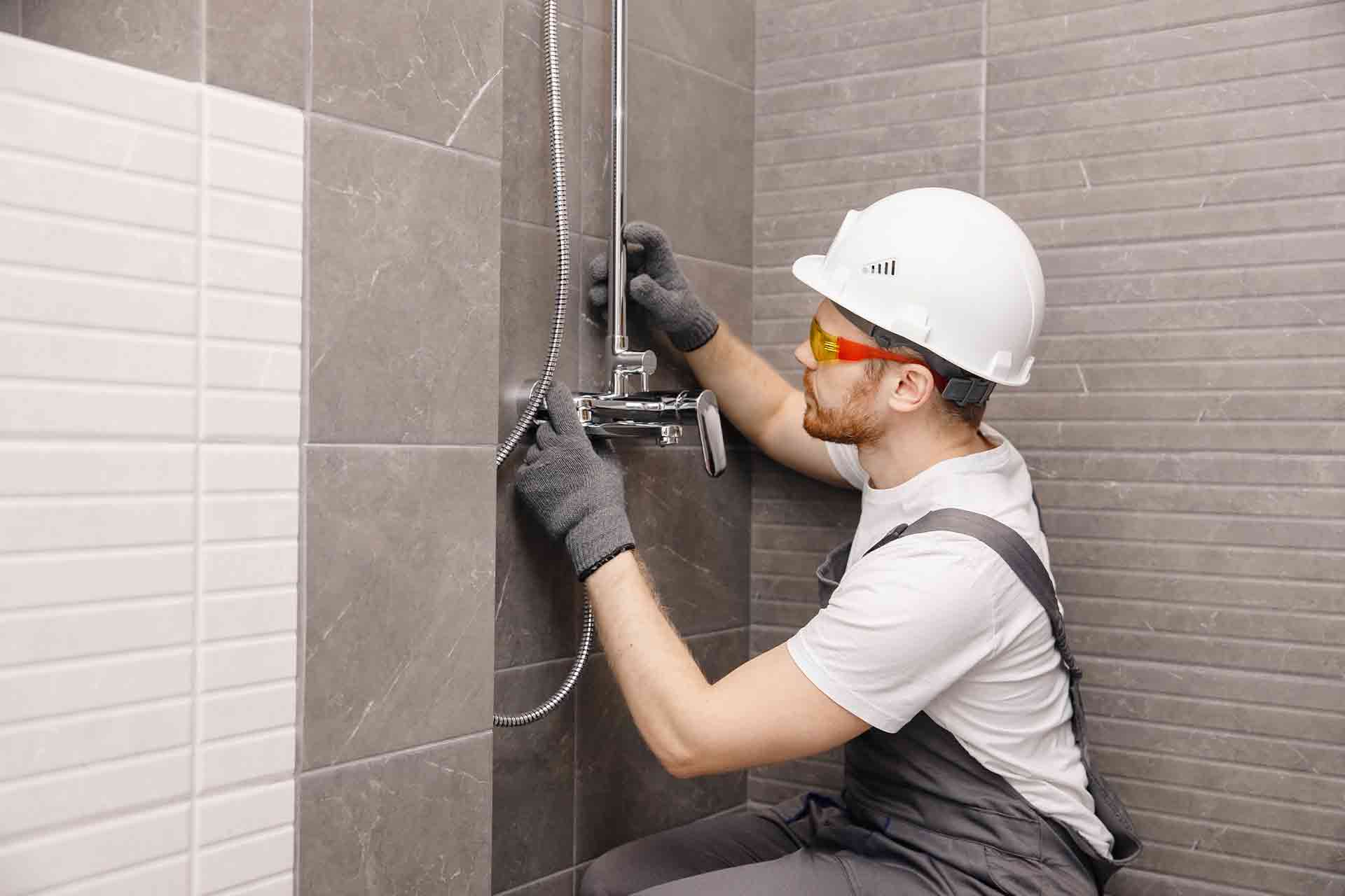 How to fit a shower