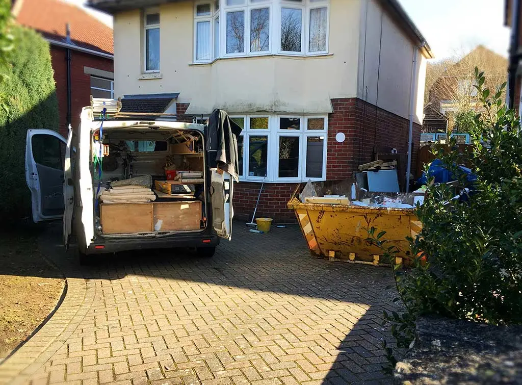 Home jobs where you may need to hire a skip