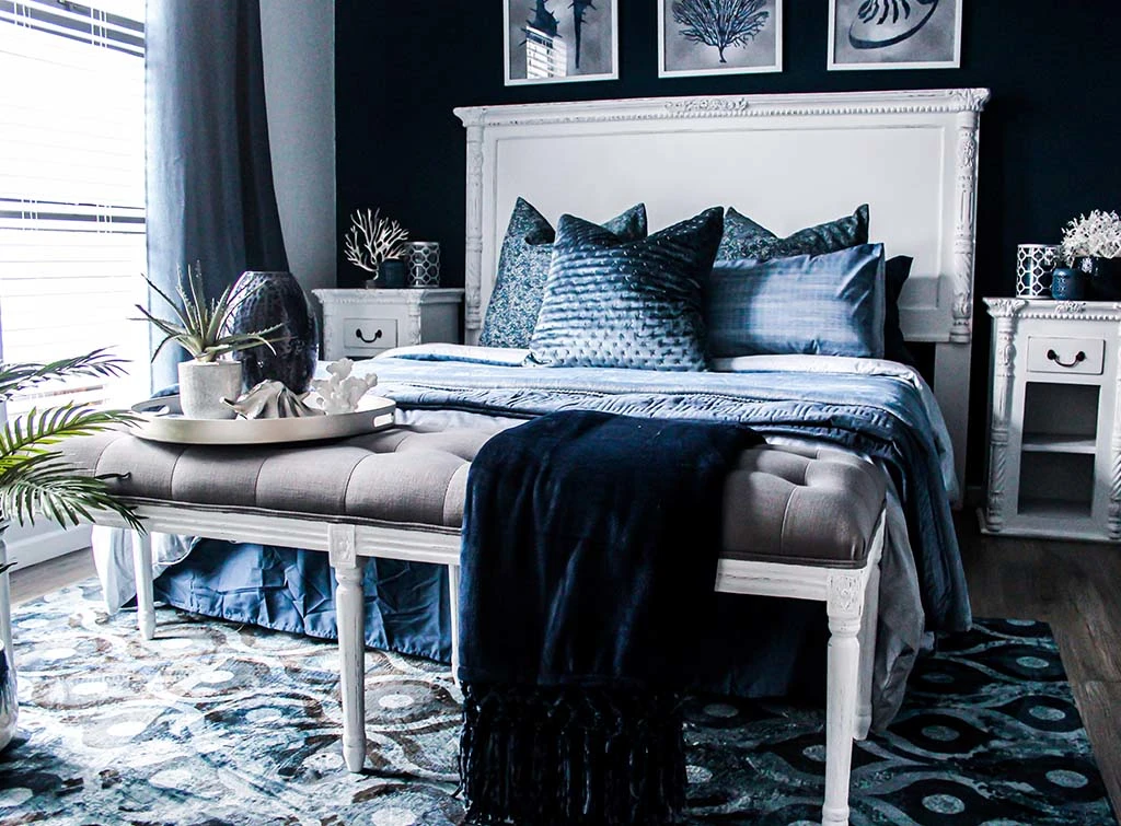 22 navy bedroom ideas to beat the bedroom blues