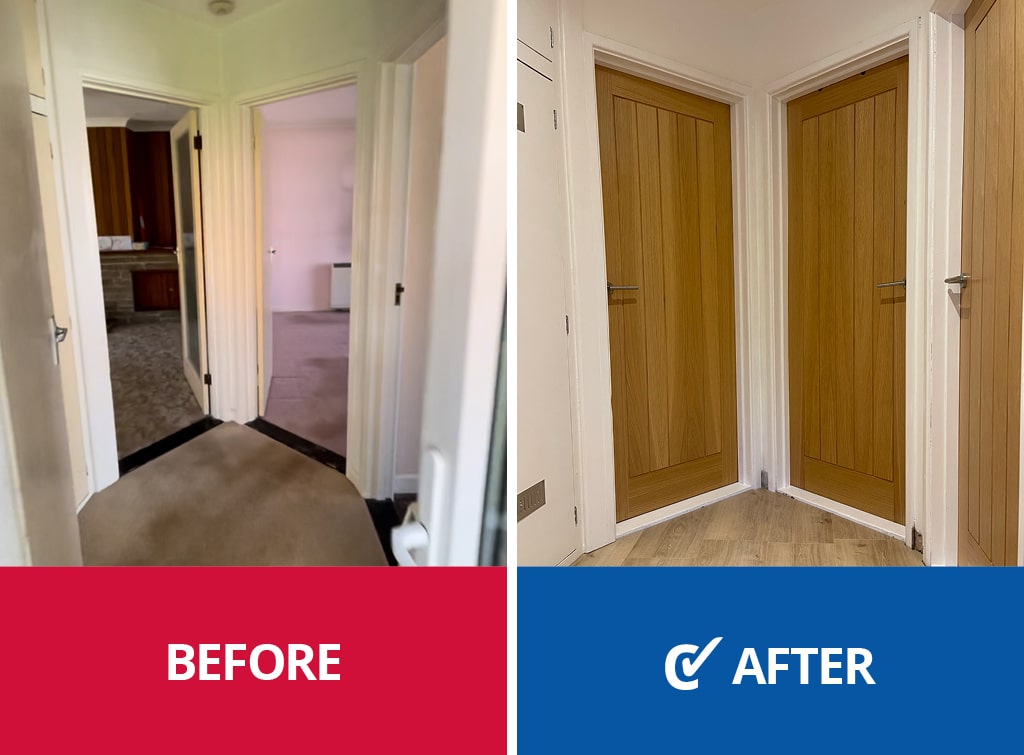 Chelsey’s internal door upgrade