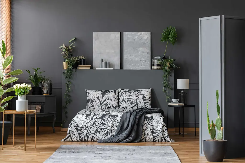 Dark bedroom ideas: Smoky trends and stormy aesthetics