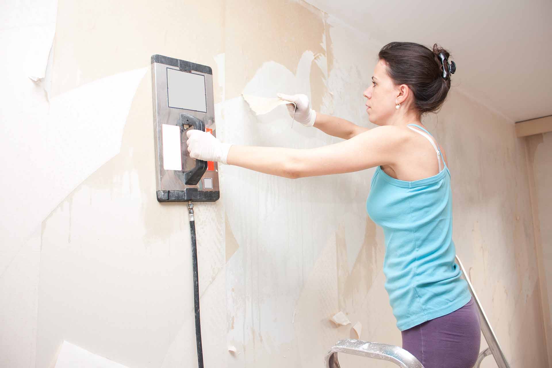 How to remove wallpaper glue