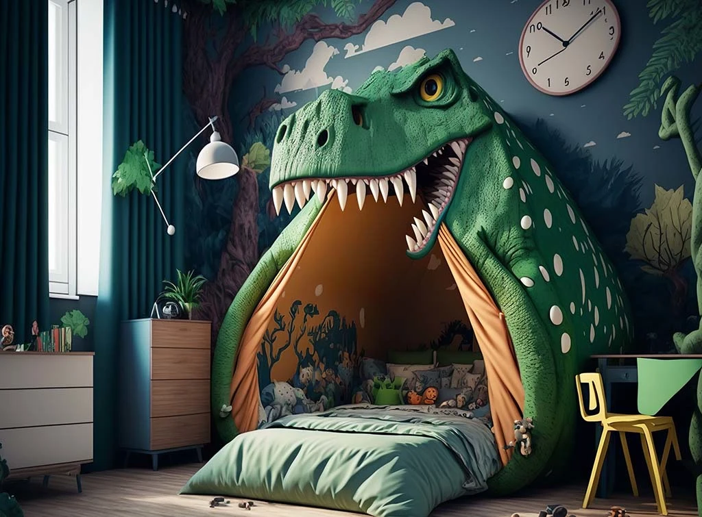 Roarsome dinosaur bedroom ideas