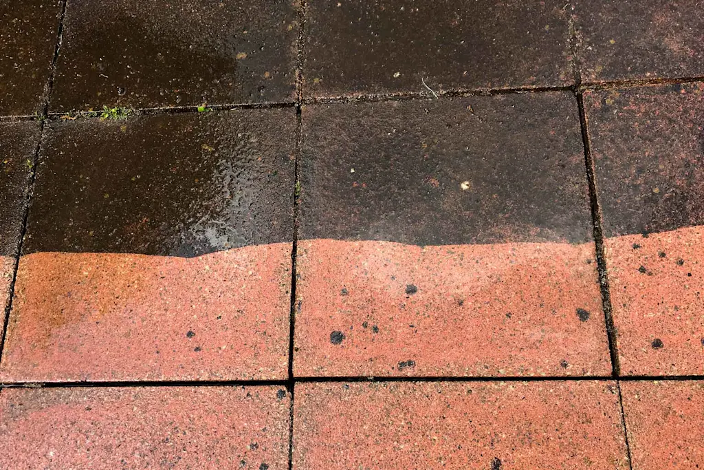 Best way to clean patio slabs