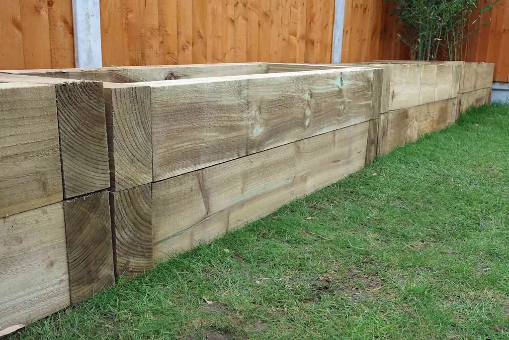 How to lay garden sleepers