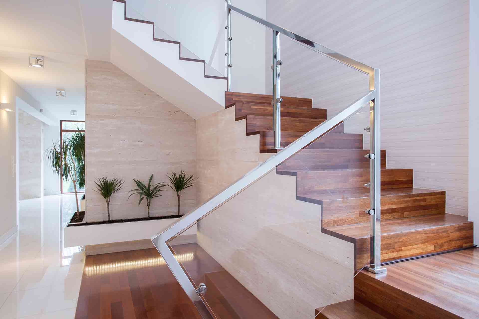 Glass stair railing cost