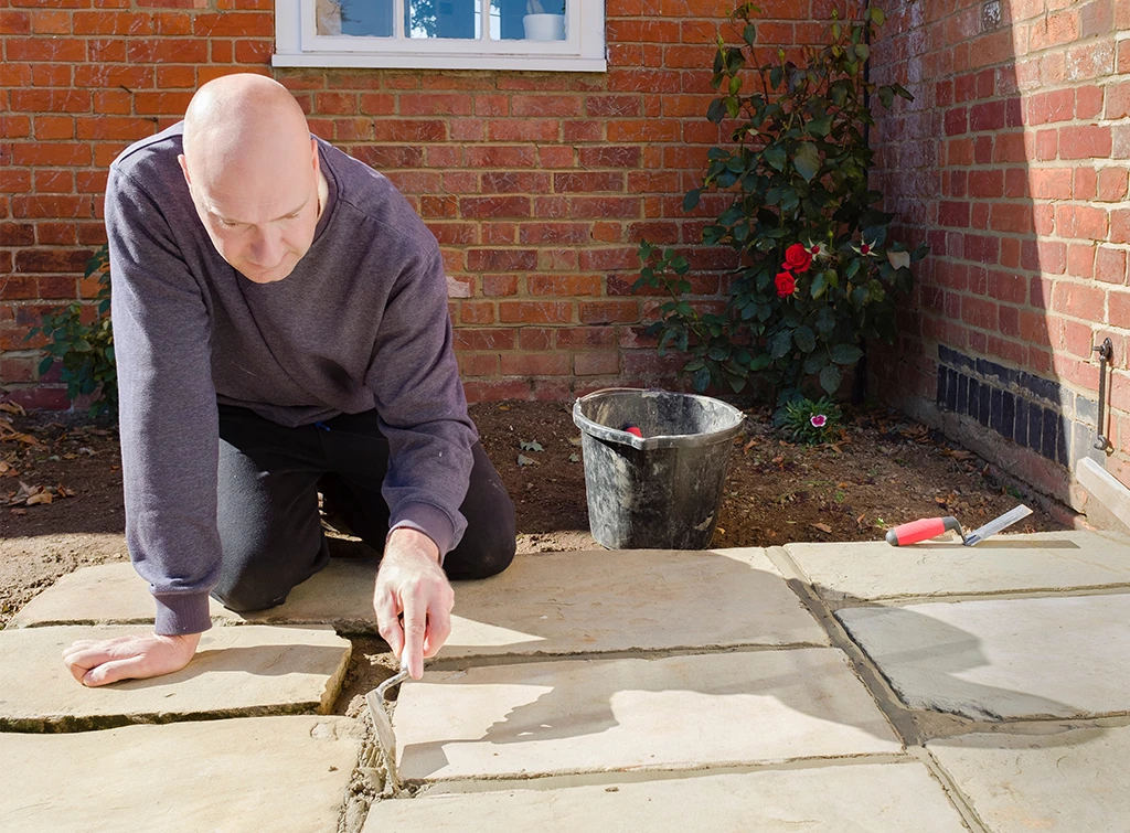 Can a handyman lay a patio?