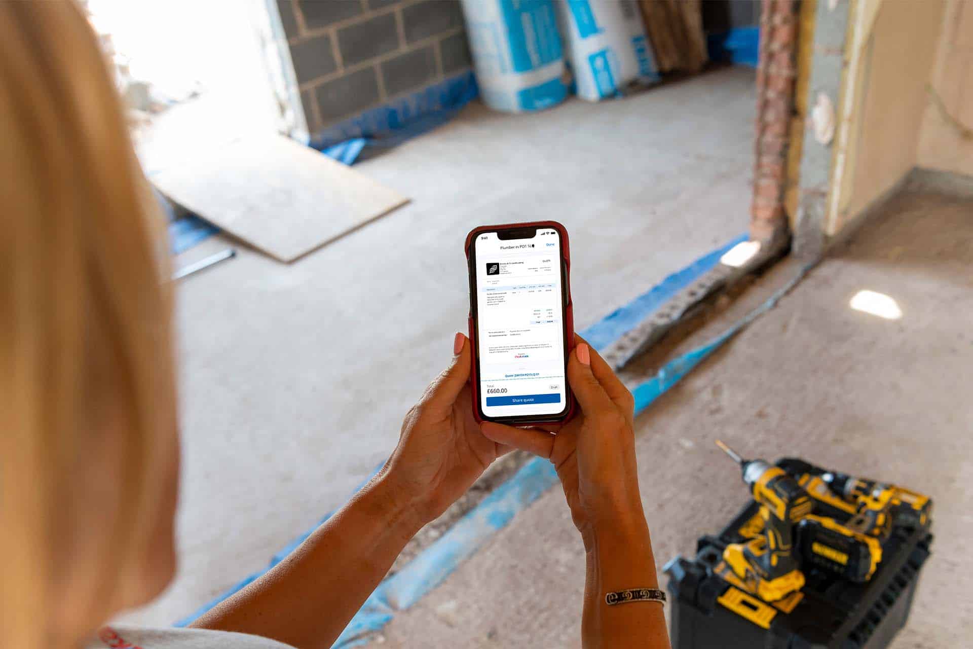Our quoting and invoicing tool &#8211; saves time on your admin