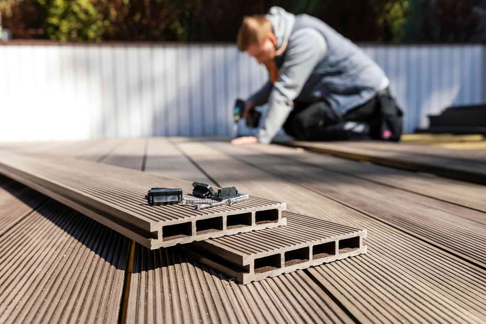 How to lay decking