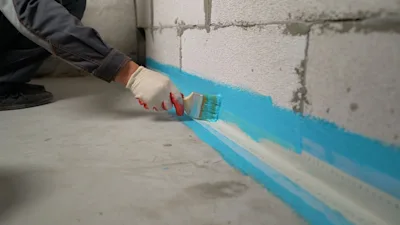 Painting proofing onto bare walls