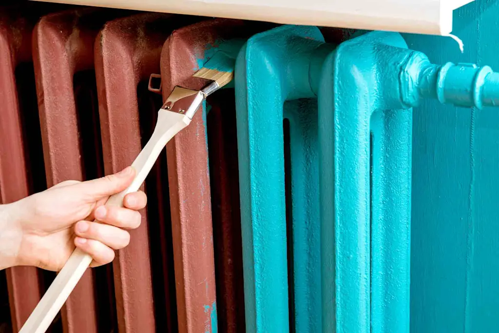 How to paint a radiator