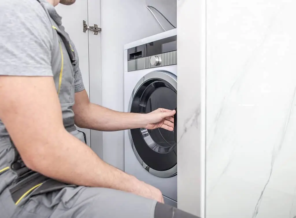 Can I put a washing machine under the stairs?