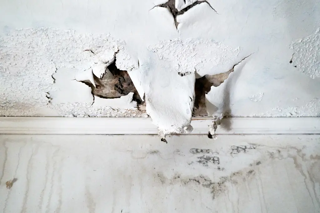 How much does ceiling water damage repair cost?