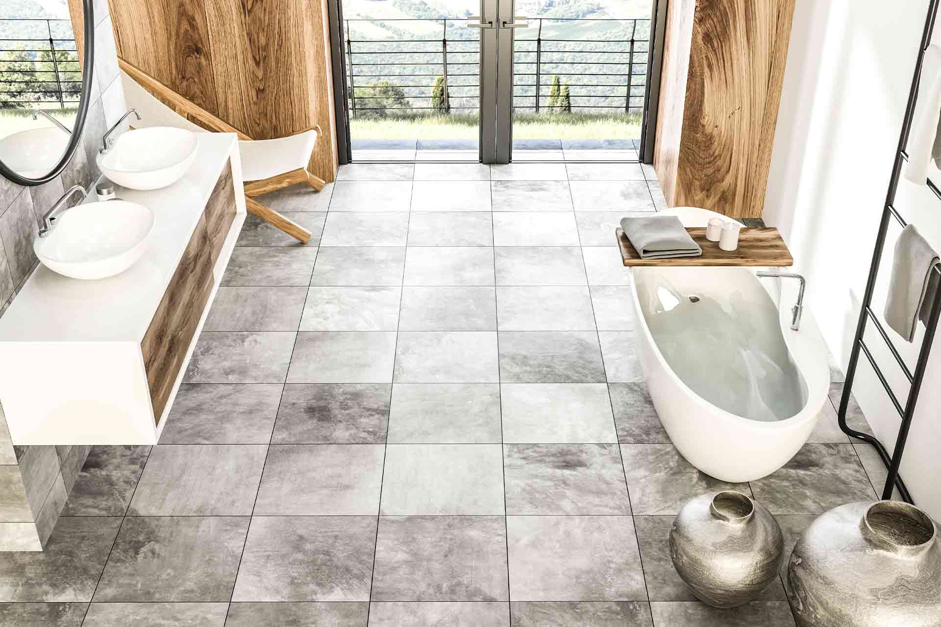 Bathroom flooring ideas: Inspiration for materials, non-slip and vinyl flooring