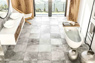 Bathroom flooring ideas: Inspiration for materials, non-slip and vinyl flooring