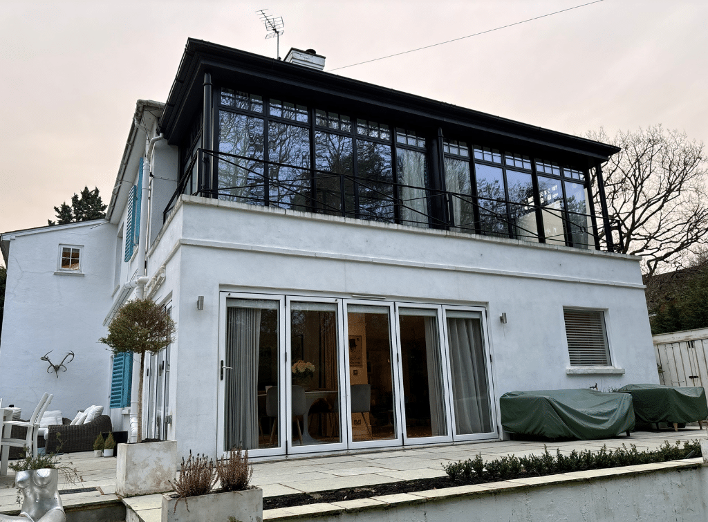 On display: Peek inside this stunning glass extension