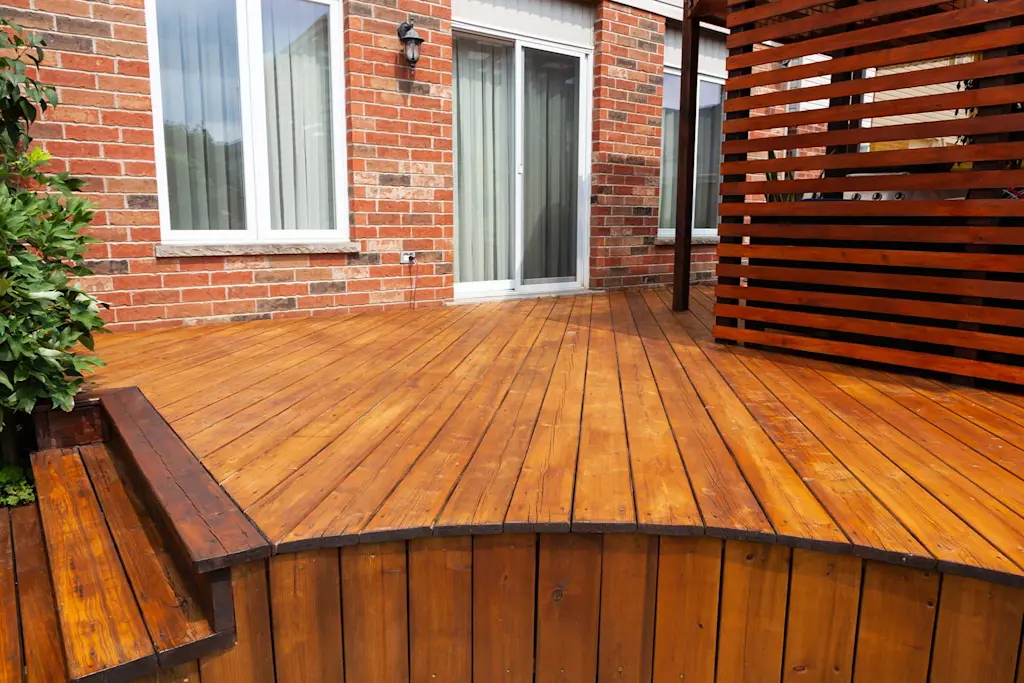 How to stain decking