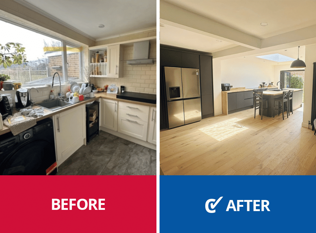 Fran’s game-changing, contemporary kitchen diner extension