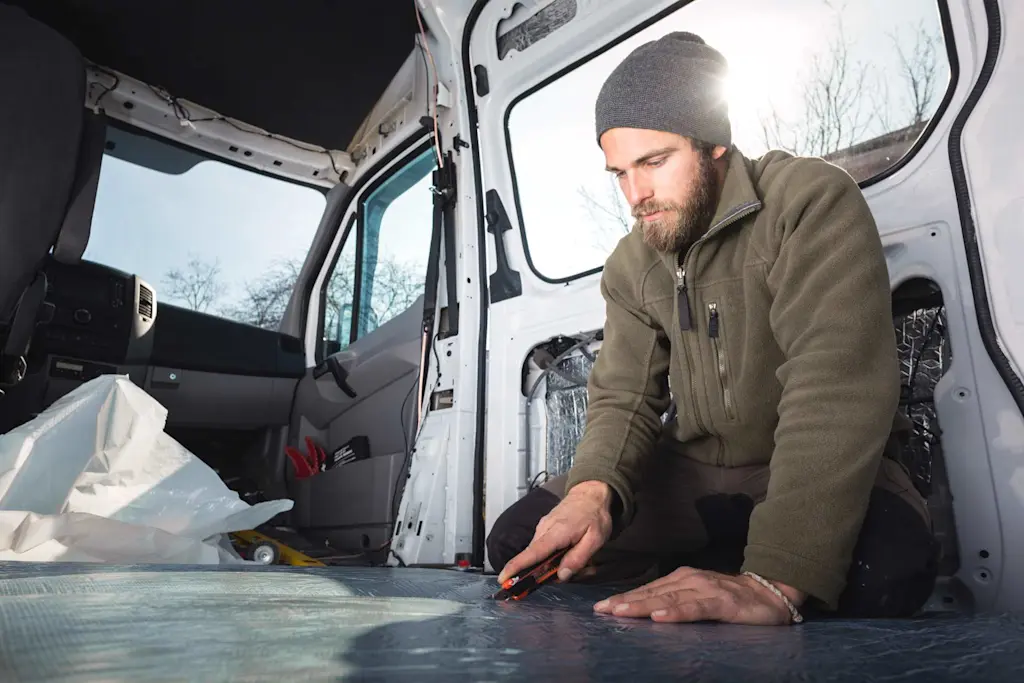 Convert van into living space cost