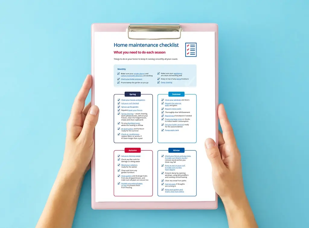 Home maintenance checklist &#8211; get your free copy