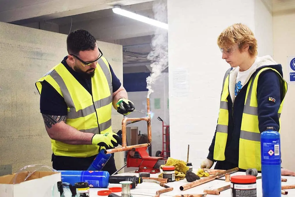 Soldering training options for plumbing and heating jobs
