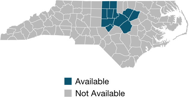 Blue Home with UNC Health Alliance Map