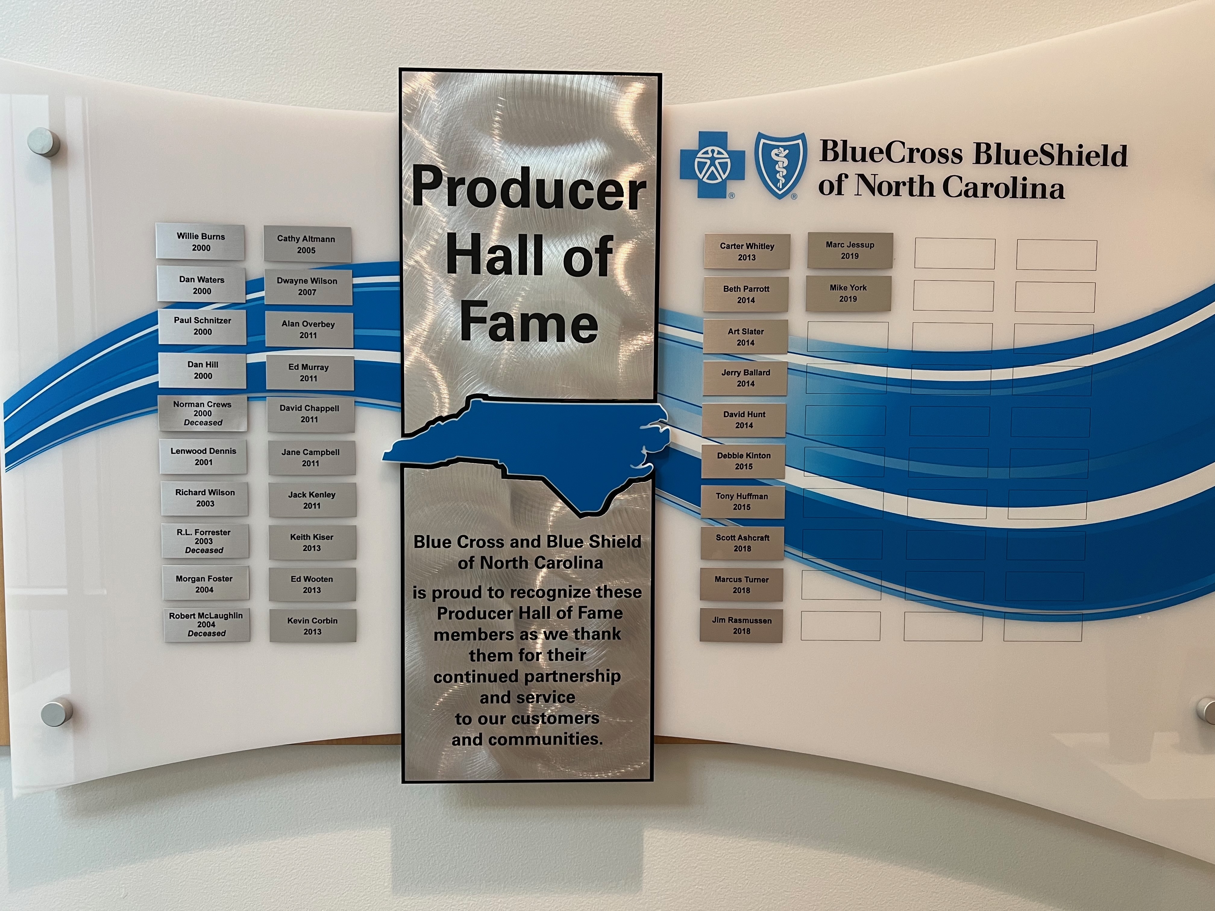 BCBSNC Hall of Fame 