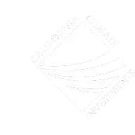 White logo featuring a globe with swirling lines and text, displayed on a black background.
