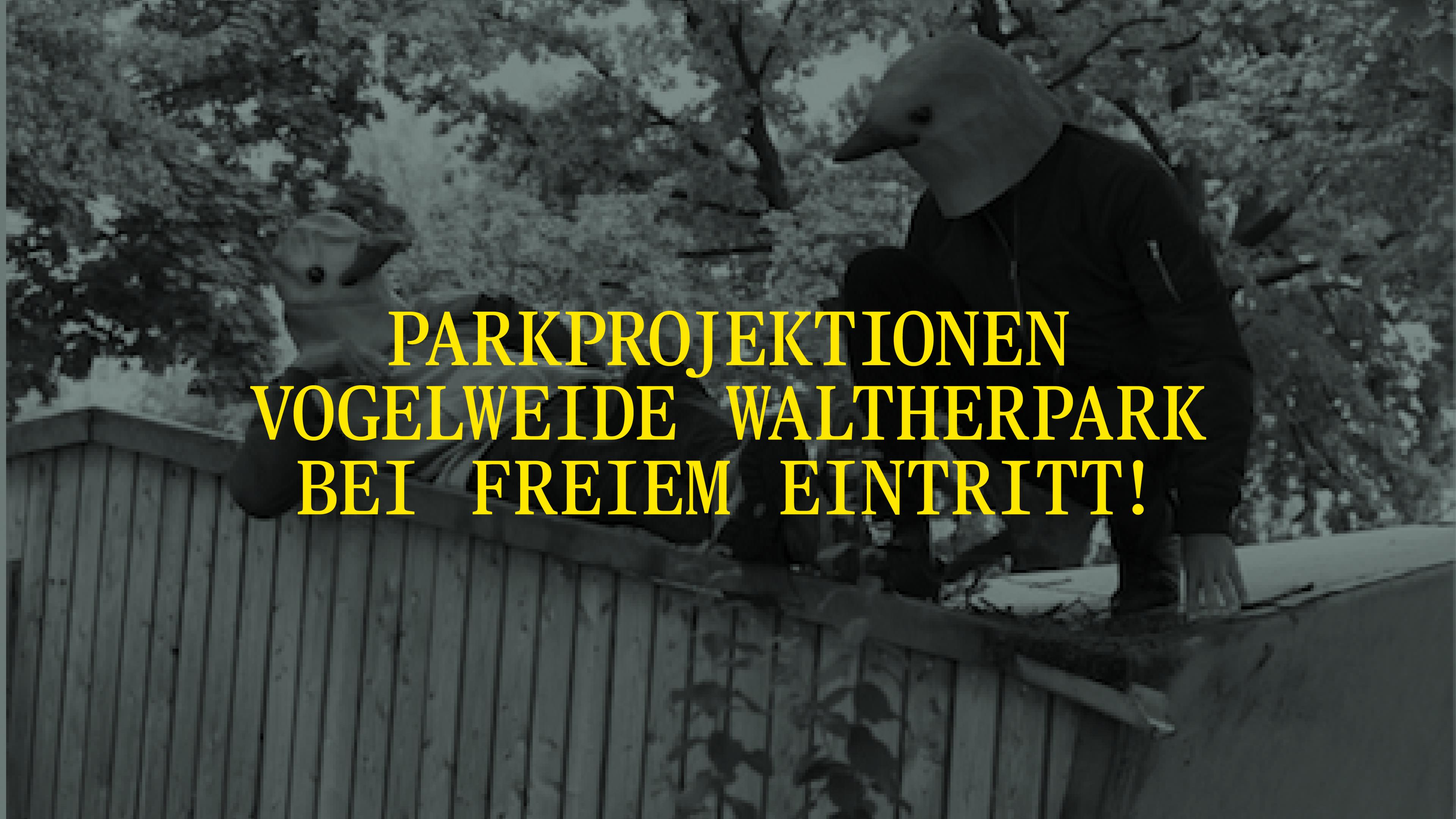Parkprojektionen im Waltherpark