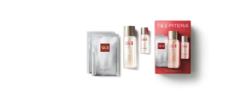 SK-II PITERA™ First Experience Kit เซ็ตสกินแคร์พื้นฐานเพื่อผิวกระจ่างใสประกอบไปด้วยเอสเซนส์ โทนเนอร์ และมาส์กบำรุงผิว