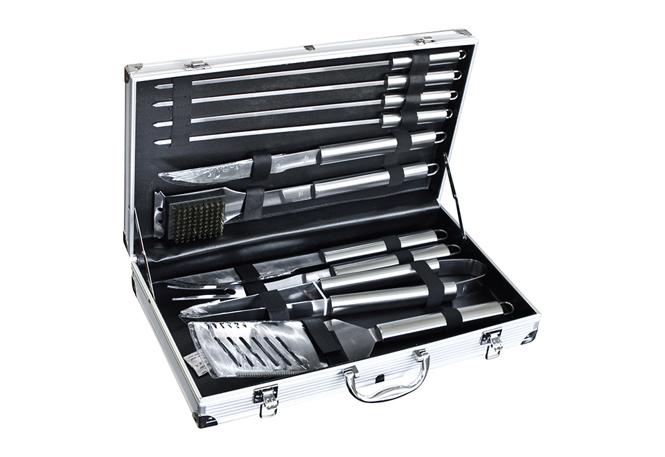 24 Piece BBQ Tool Set SharperImage