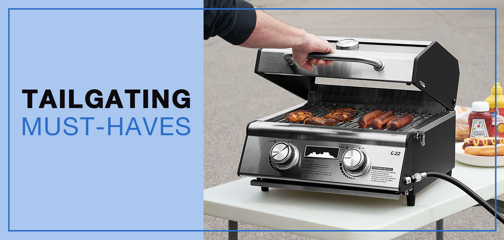 Prep for game day with crowd-pleasing picks, from grills to gadgets and everything in between.