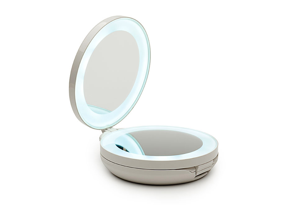 sharper image travel mirror